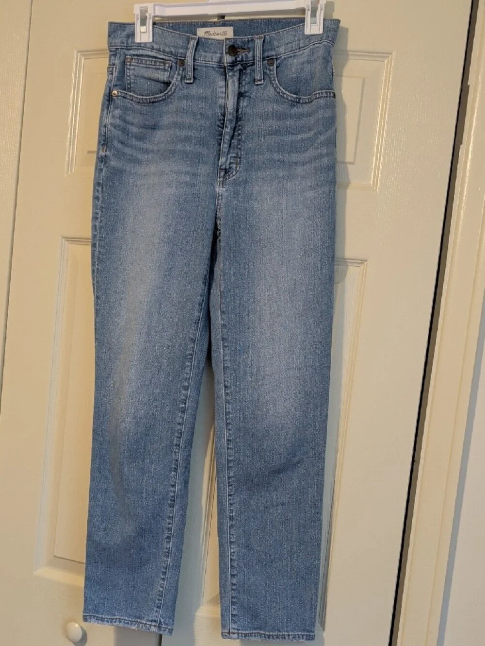 Madewell Light Blue Classic Straight Leg Denim Jeans Size 27